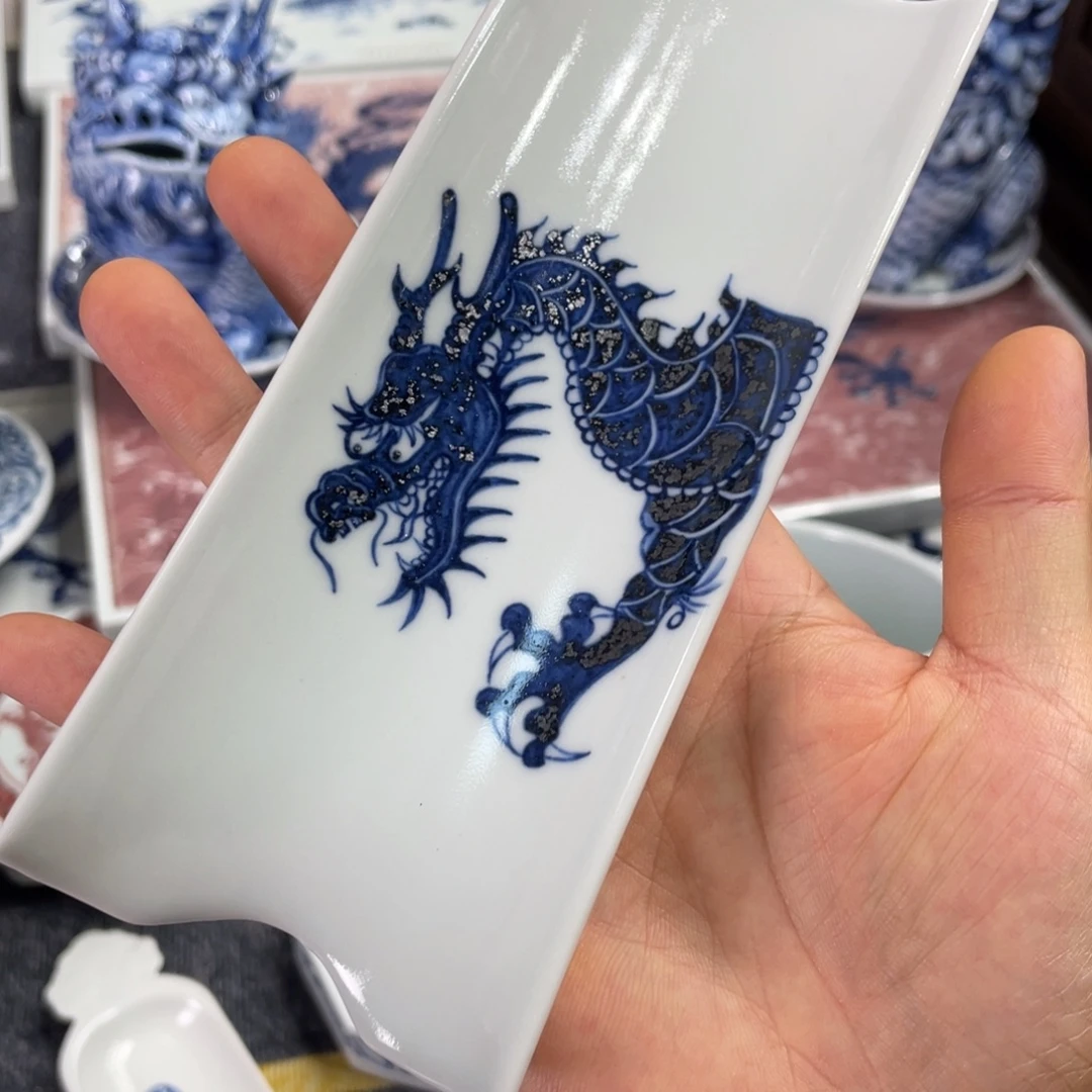 柏***水景德镇陶瓷手工手绘