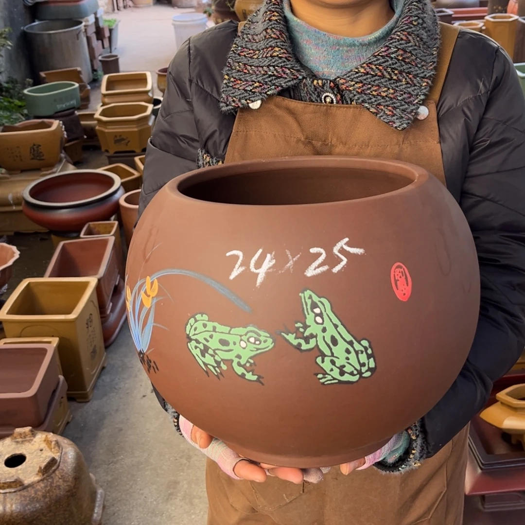 紫砂花盆盆景艺术