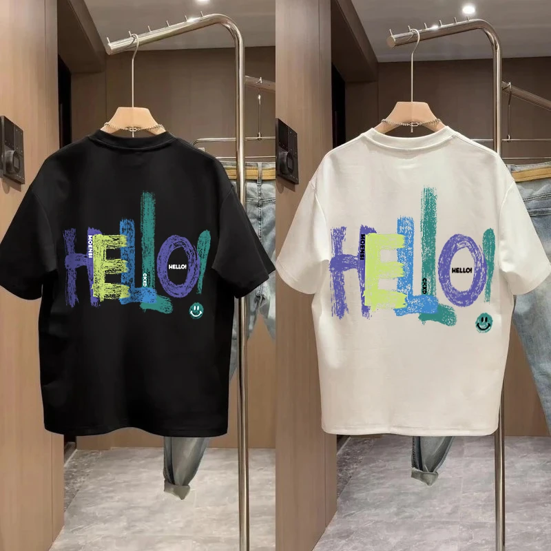 男童夏装短袖T恤2025新款儿童夏季半袖上衣大童韩版纯棉薄款潮酷t