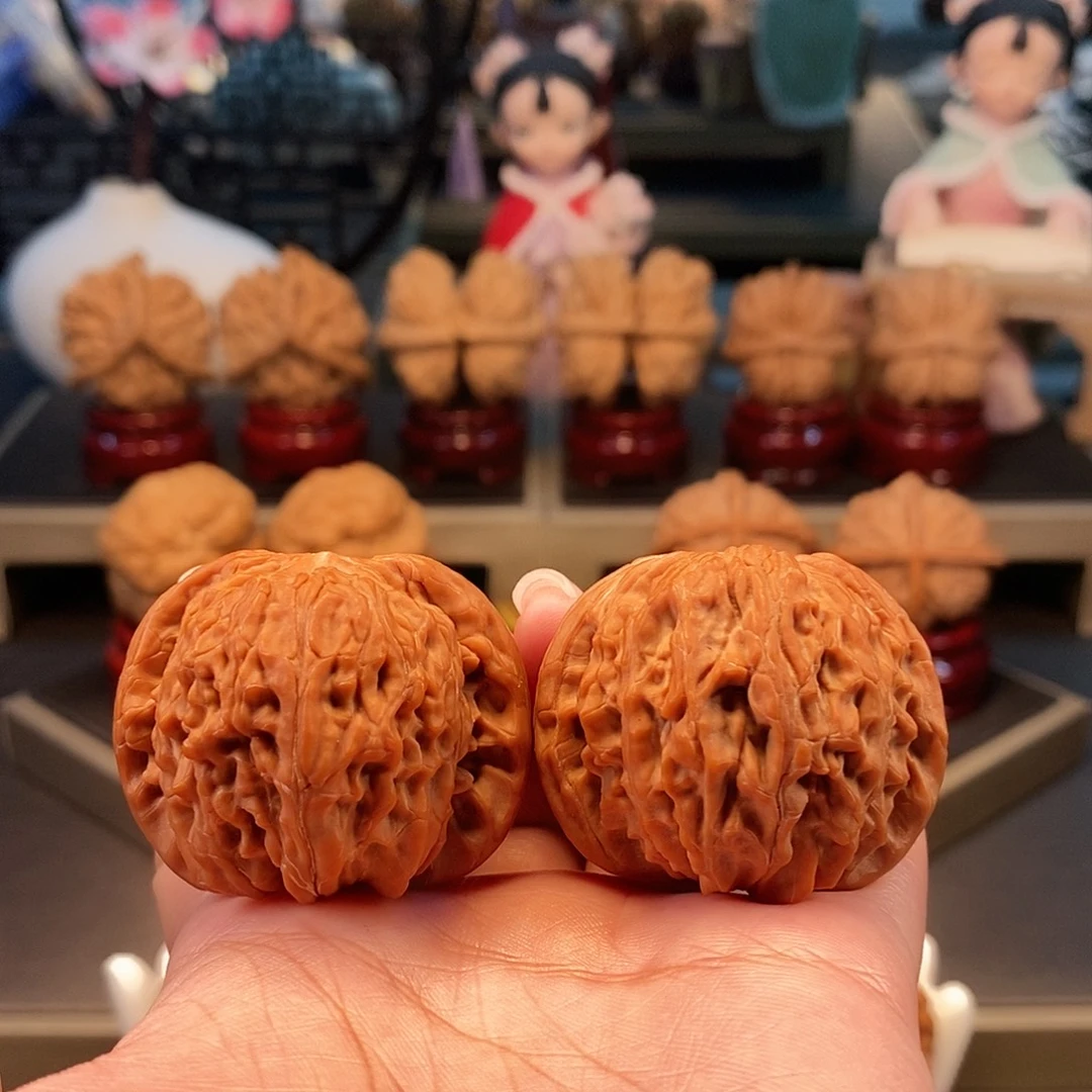 文玩核桃把件40正磨，同克零克差