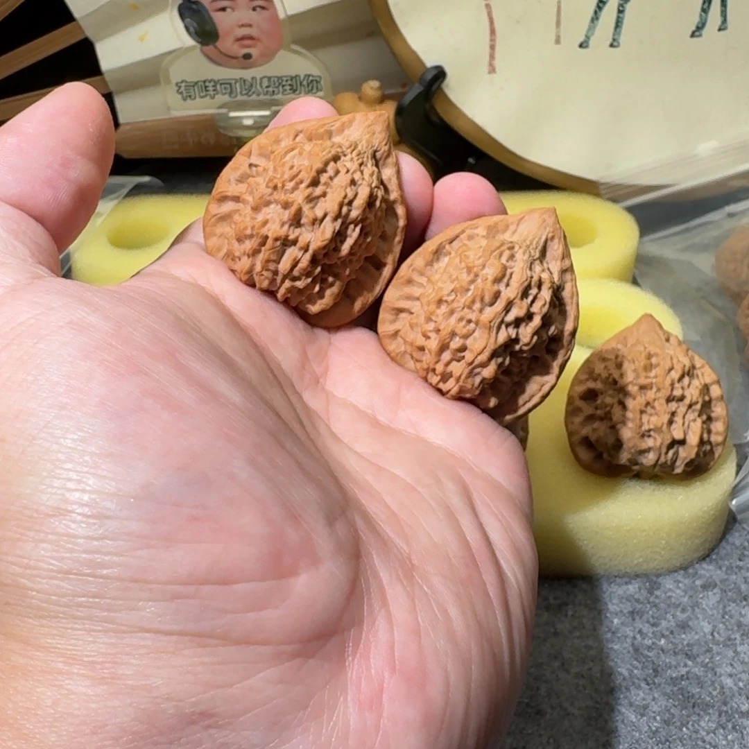 吊坠文玩核桃38朱雀