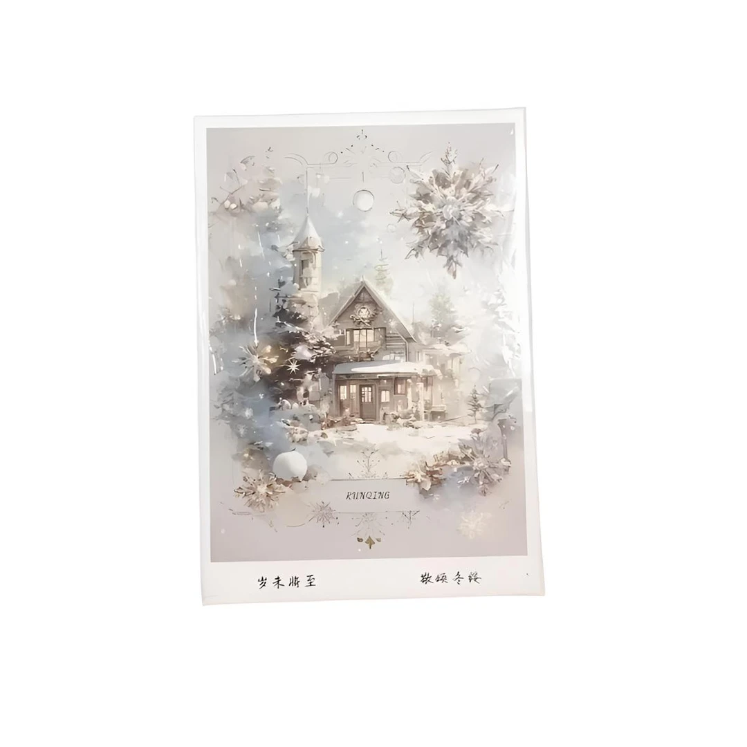 润青工作室《岁末将至，敬颂冬绥》系列手绘盲盒