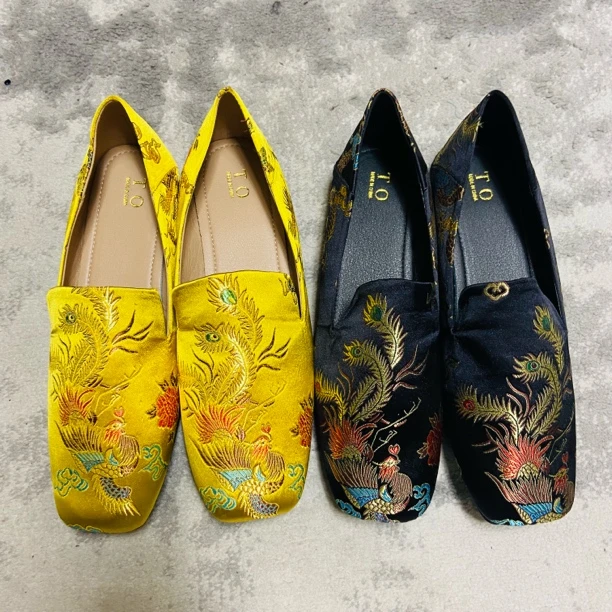 【大G精选】“唐韵美学” 法式东方刺绣平底鞋