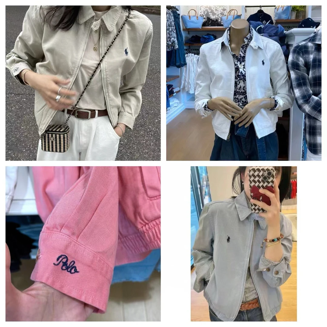 【ALX】拉夫秋冬女士夹克时尚百搭刺绣老钱风