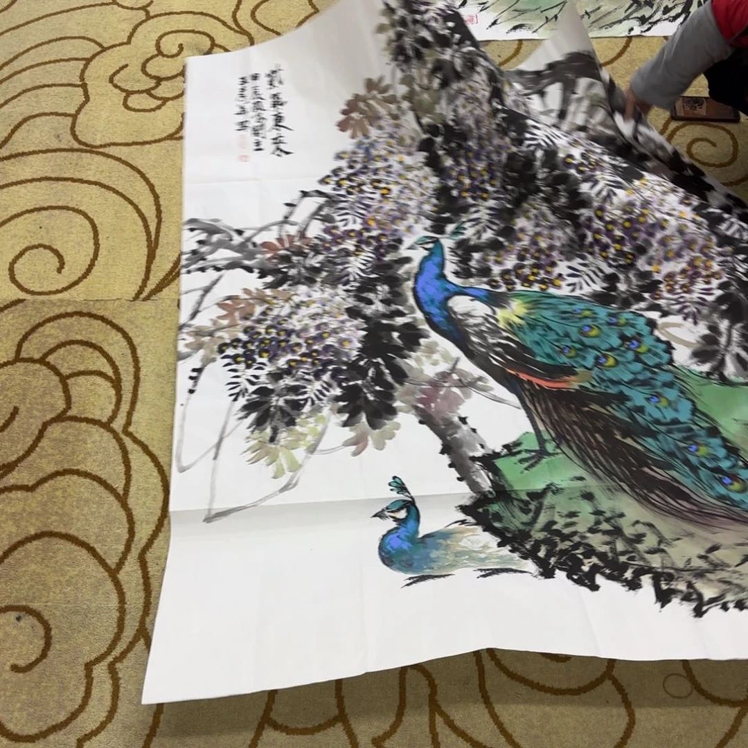 国画溪***院王孝华斗方lixzhub