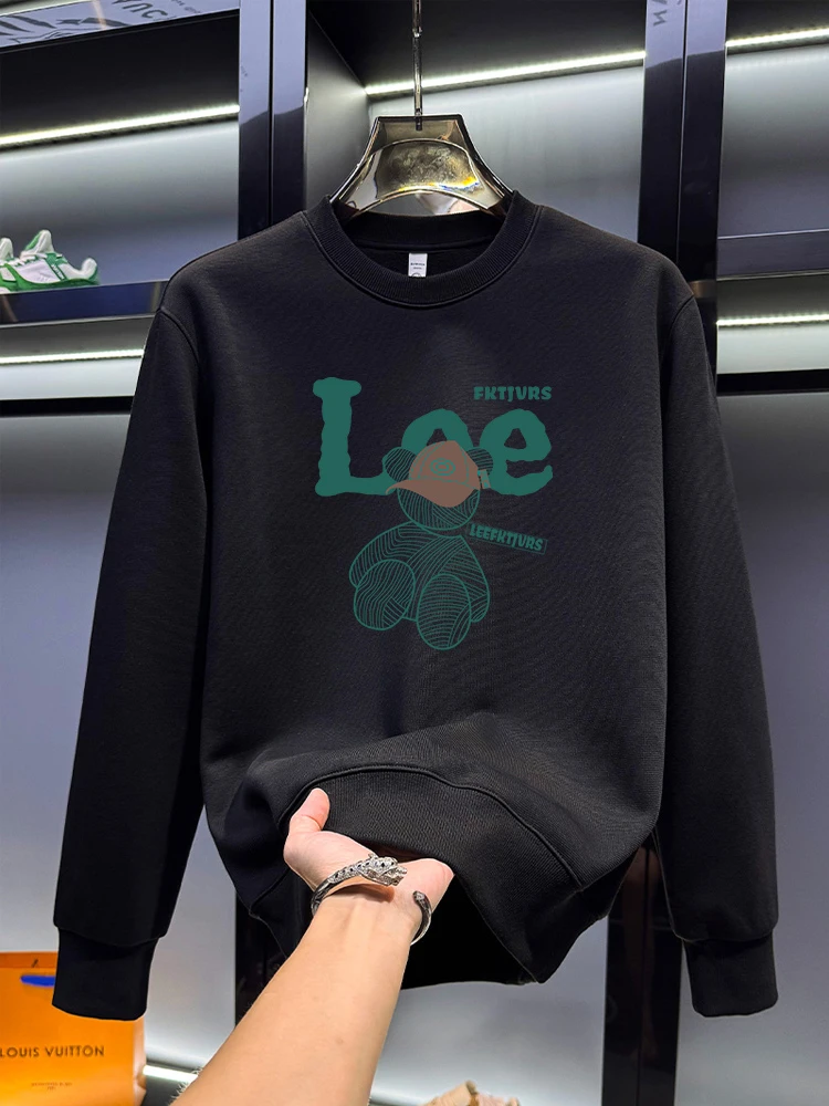 秋冬季高档潮牌套头卫衣青年男女款潮流百搭长袖男士休闲圆领上衣