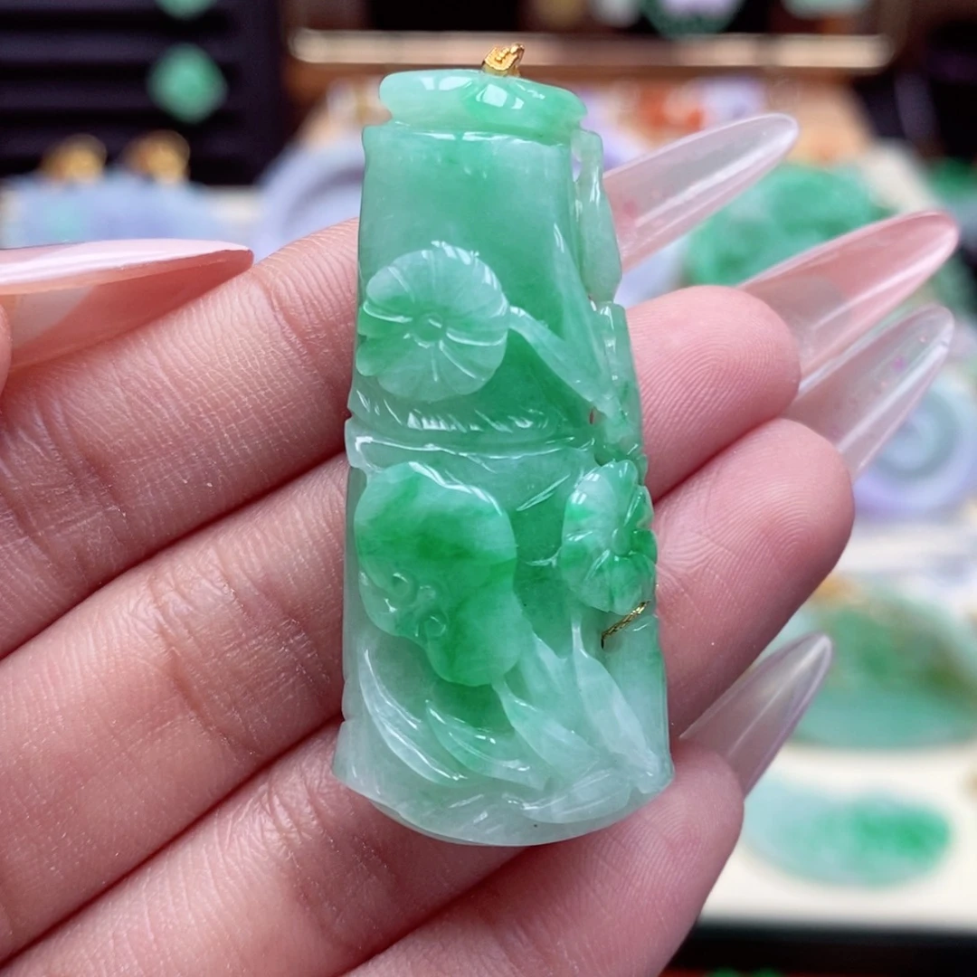 颈饰未镶嵌翡翠翡翠吊坠