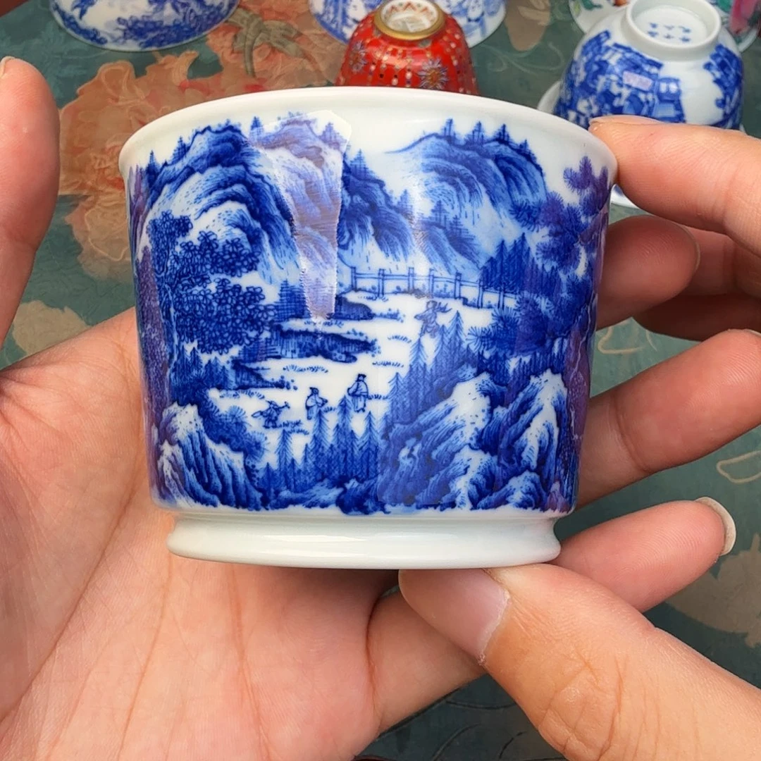 凌***志现代景德镇全手工全手绘陶瓷