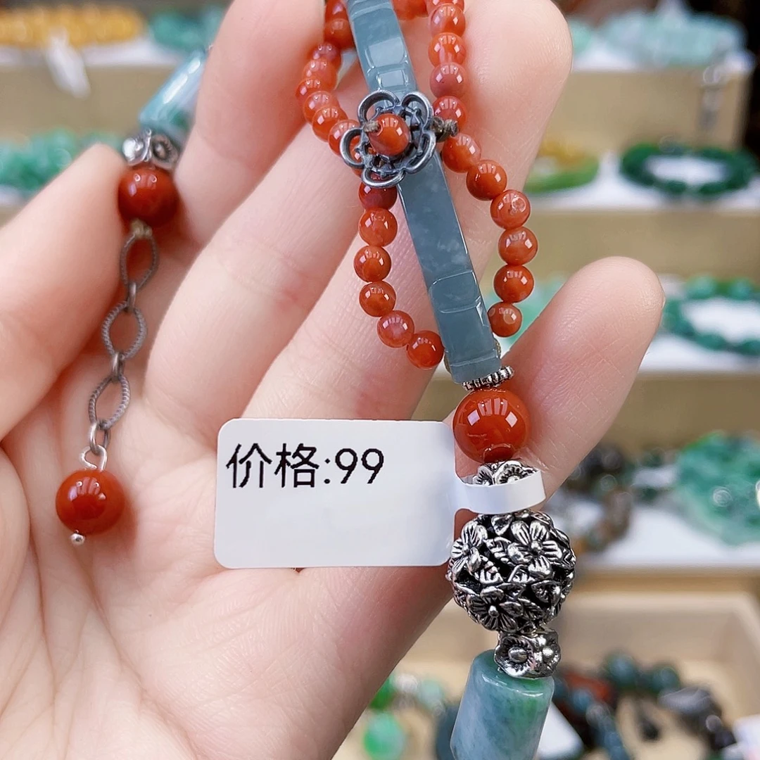 未镶嵌手链翡翠手链