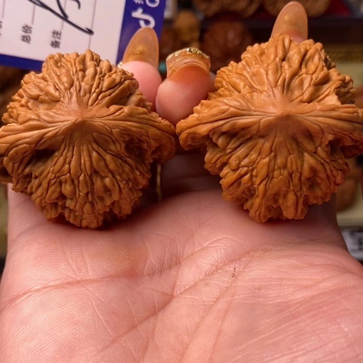 达***哥把件桃核全品粗金虎