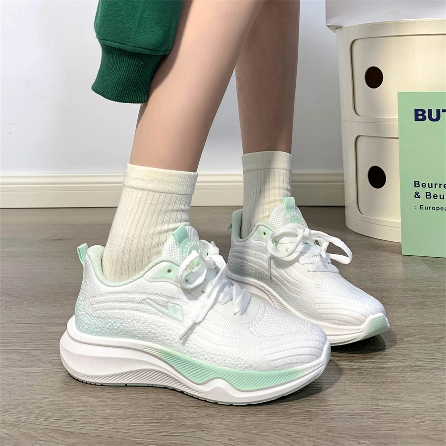 回力跑步鞋子2025夏季新款减震百搭透气网面软底运动鞋学生轻便女