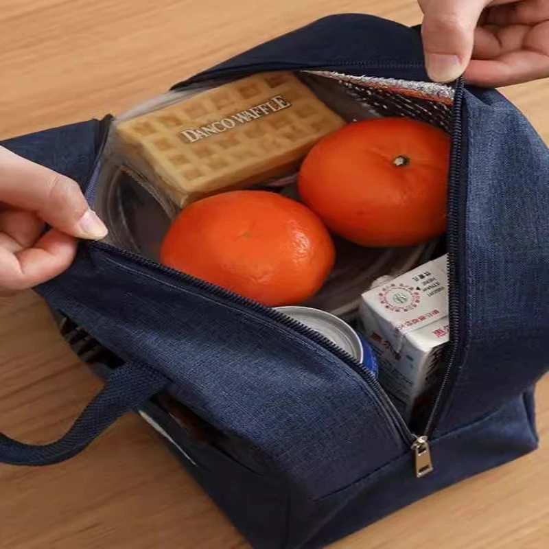 【时尚饭盒袋】新店带饭手提手提包防水福利上班族袋子小学生便当