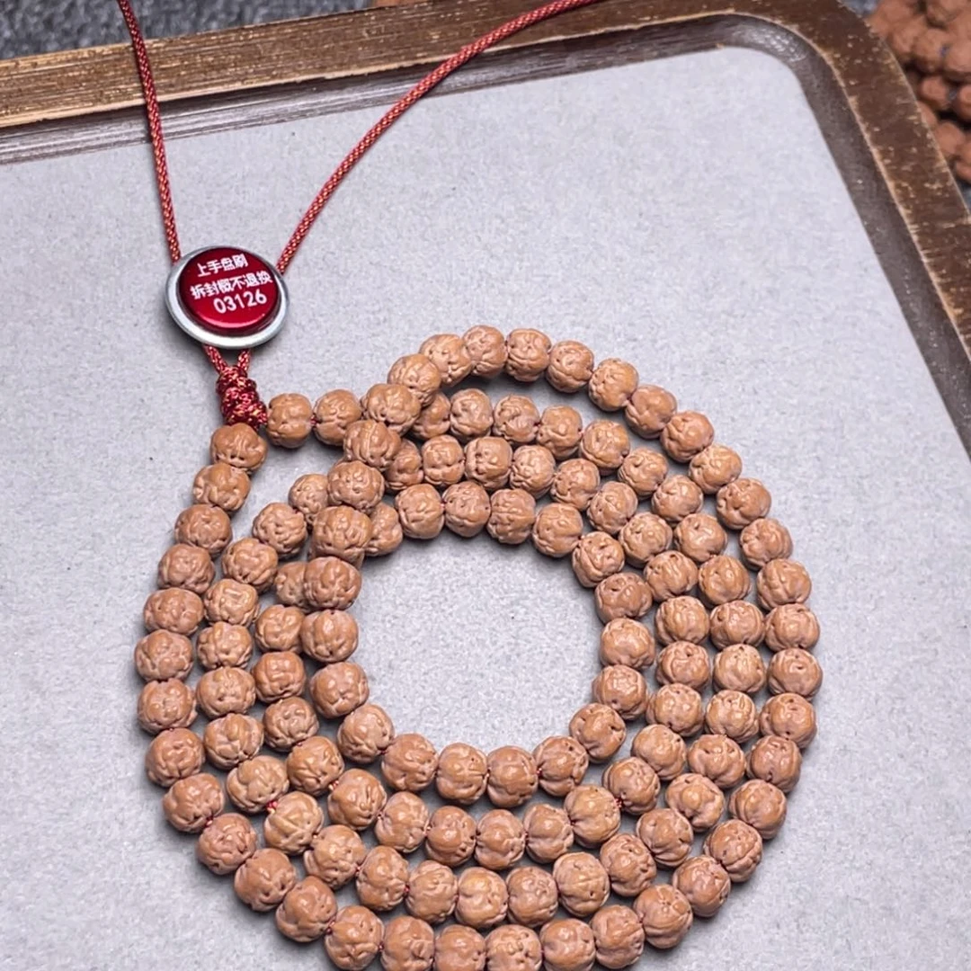 刘***.手串金刚菩提超头定制款满S佛手尺寸6.5➕