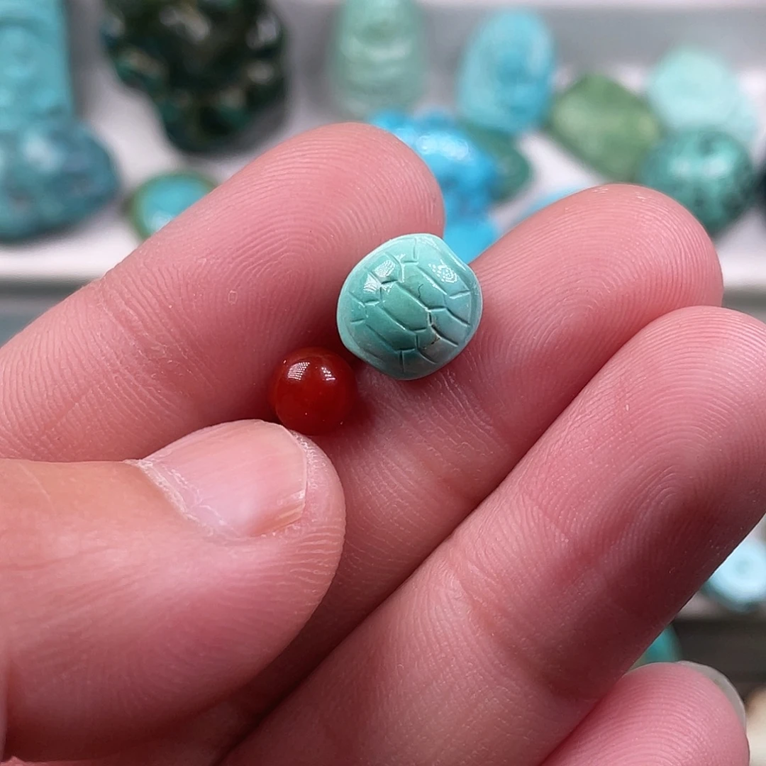 南红玛瑙未镶嵌颈饰