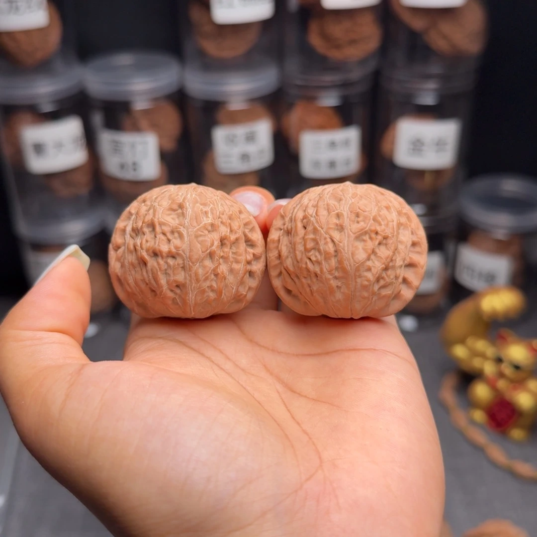 熹***把件文玩核桃全品圆球铁锤