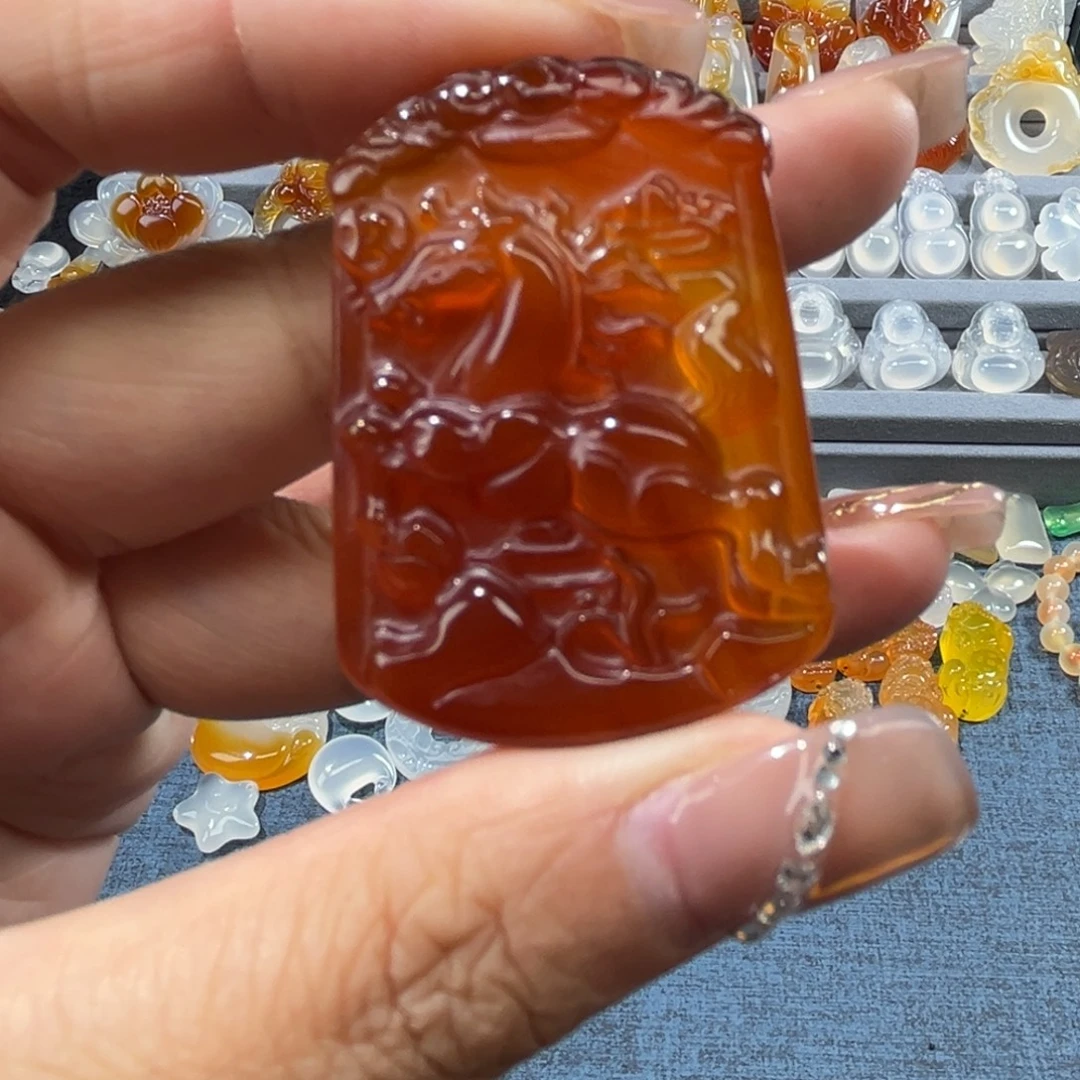 玛瑙/玉髓未镶嵌颈饰