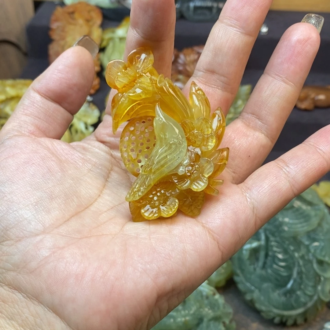 昆***碎蛇纹石玉未镶嵌颈饰