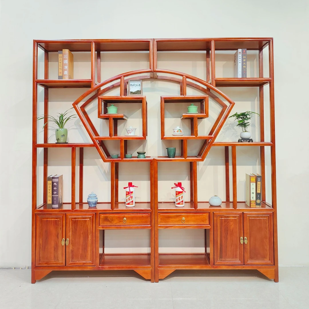 扇形博古架加厚加粗重工款