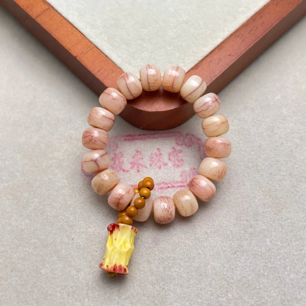 9mm粉色算盘珠手捻PD056 PJJ