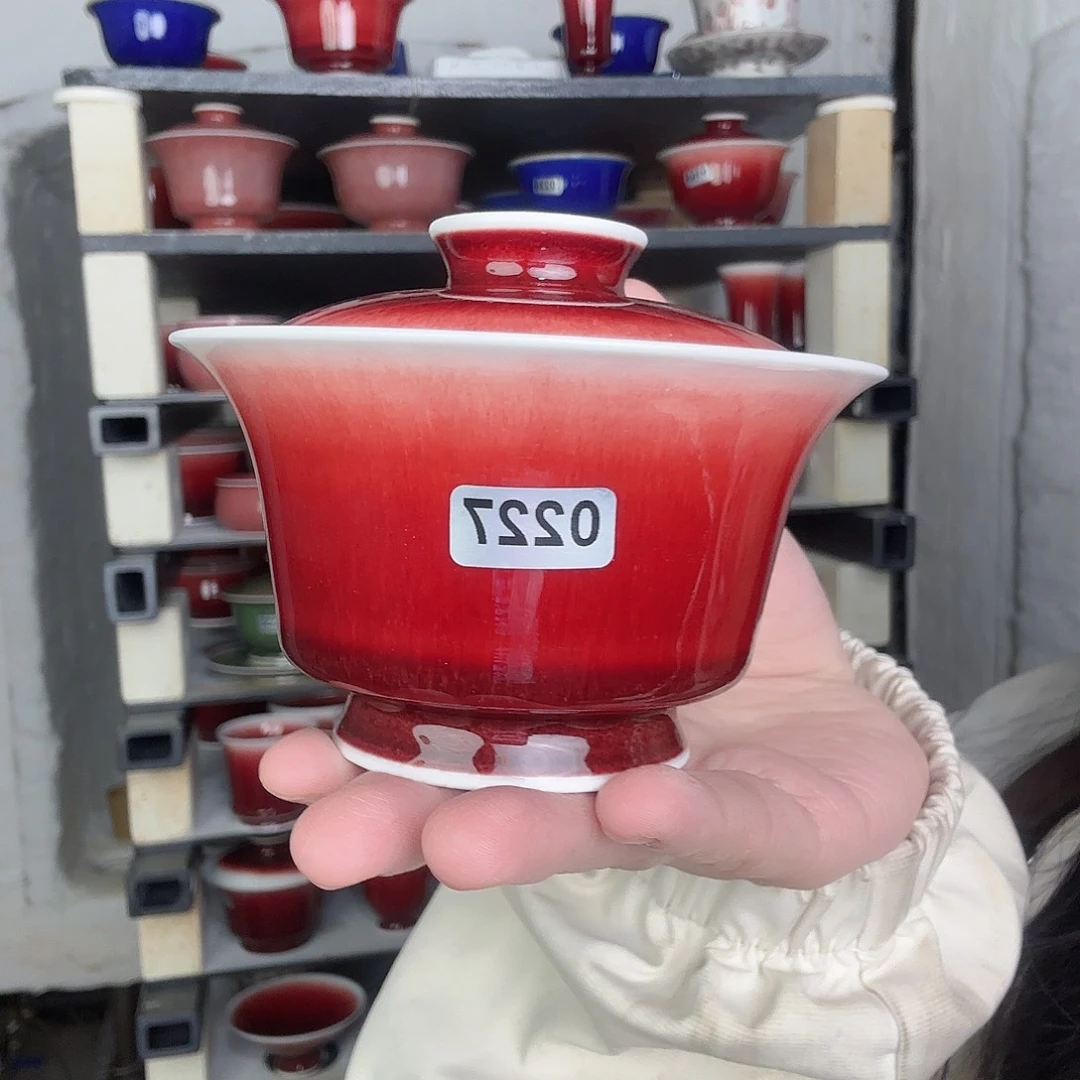 瓷片景德镇郎红陶瓷