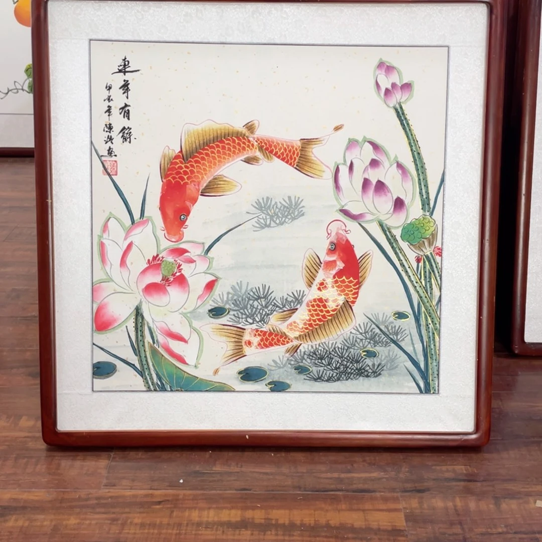 国画带框尺寸63*63厘米
