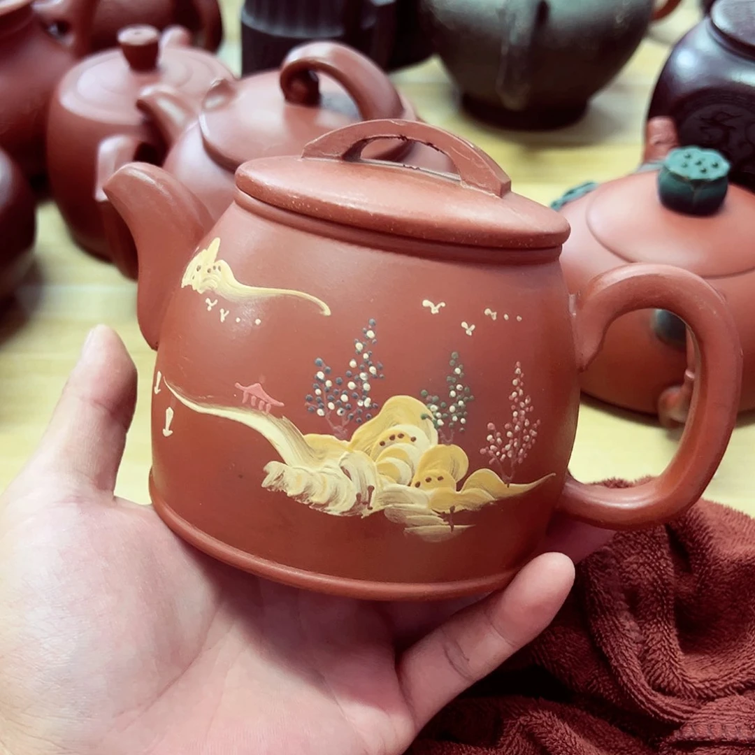 茶壶紫砂宜兴原矿紫砂壶手工制作