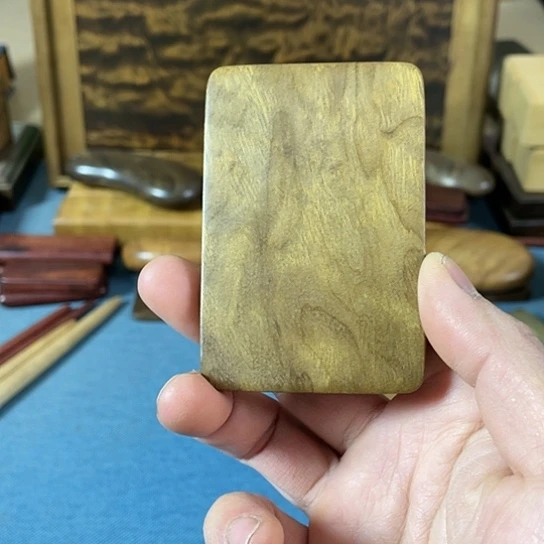 【闪购商品】灵**下金丝楠阴沉木无事牌