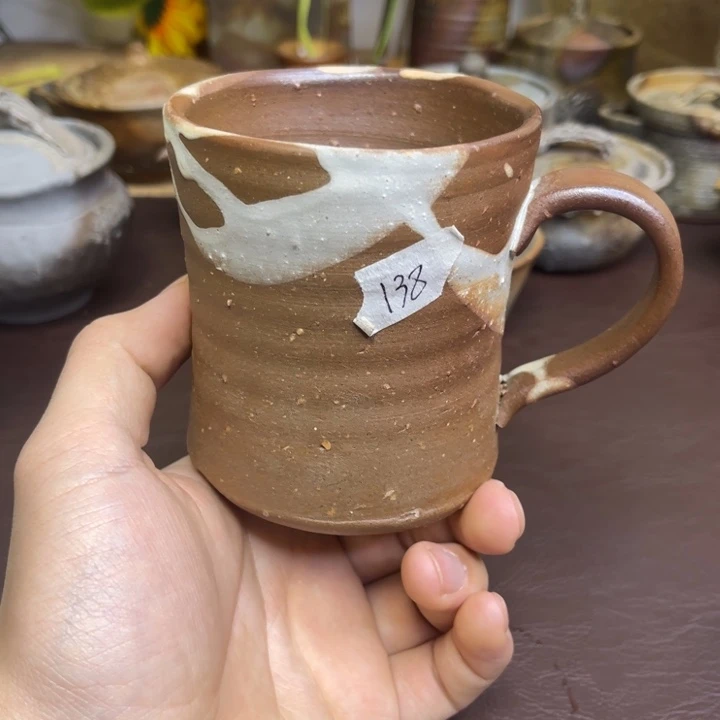 冈野圭志马克杯备前烧