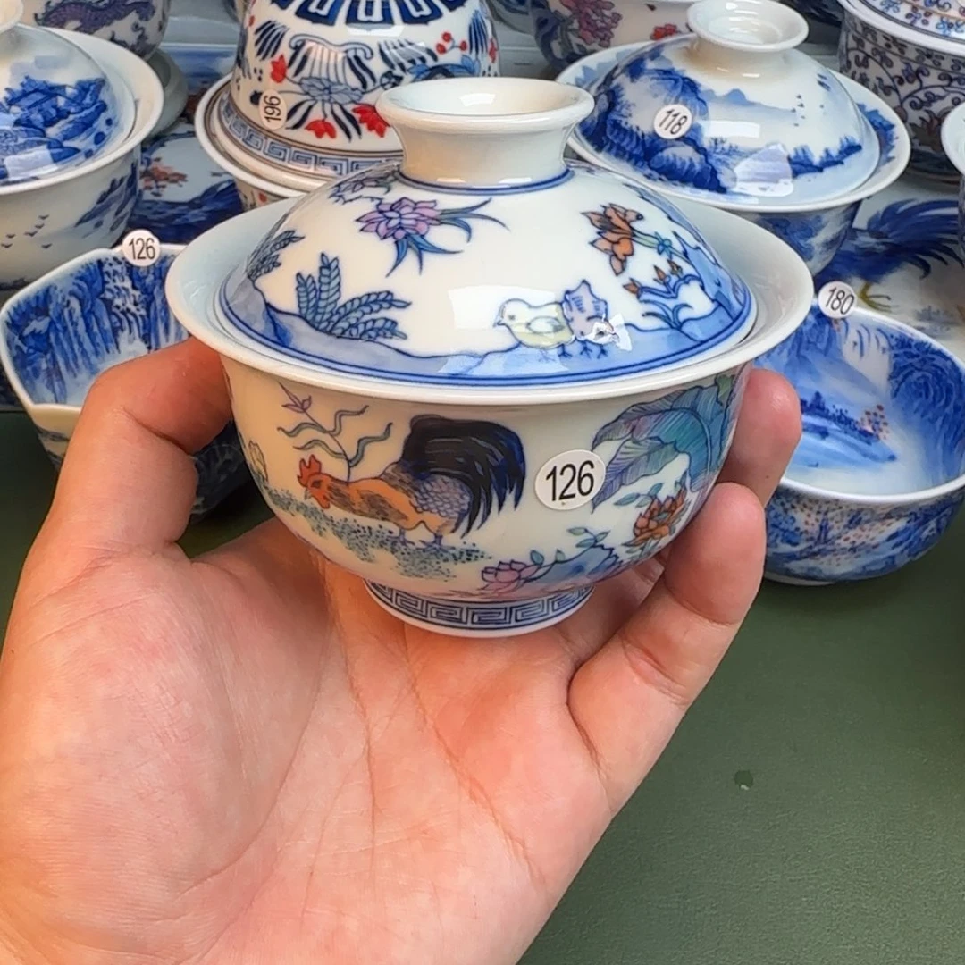 彦祖纯手工手绘茶具126
