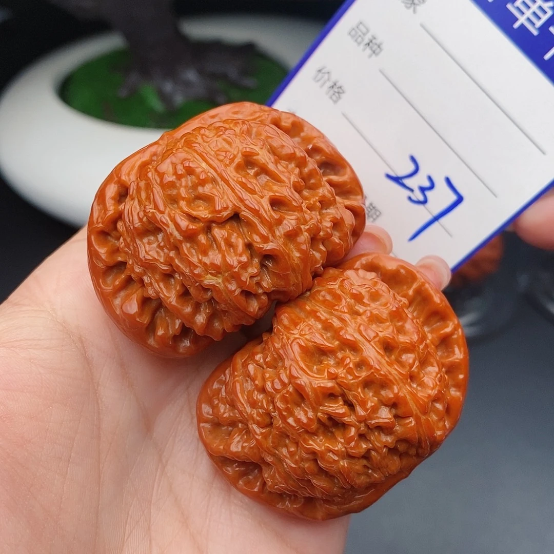 把件文玩核桃47闷白237