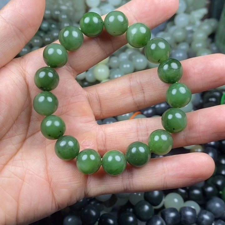 漫****和田玉未镶嵌手链