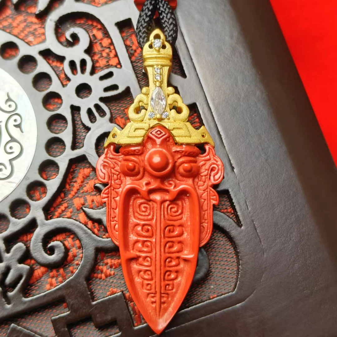 吊坠925银 降魔剑砂砂银吊坠