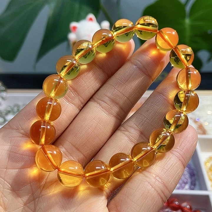 水晶手链未镶嵌黄水晶