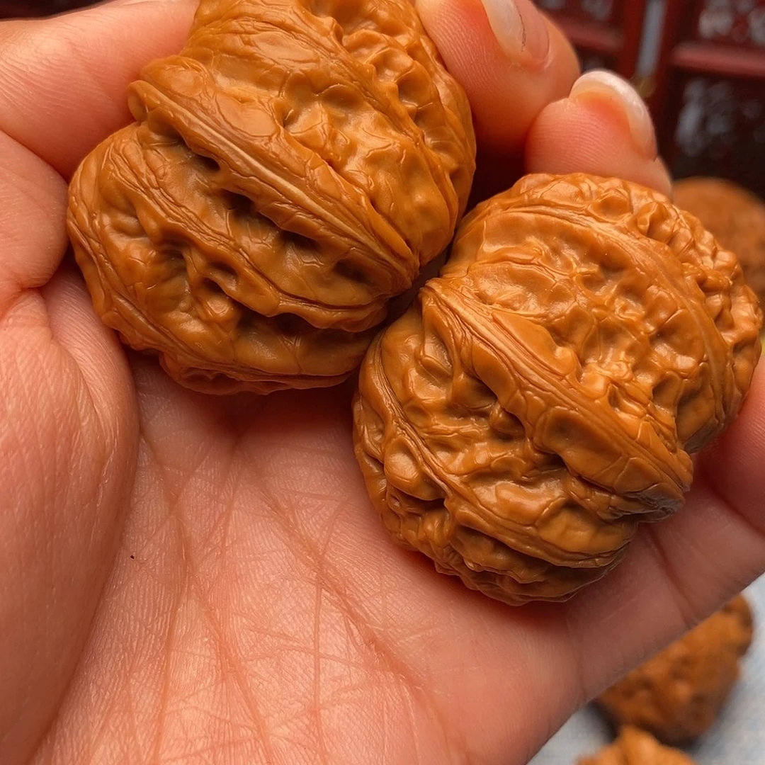 W***.文玩核桃把件元宝43全