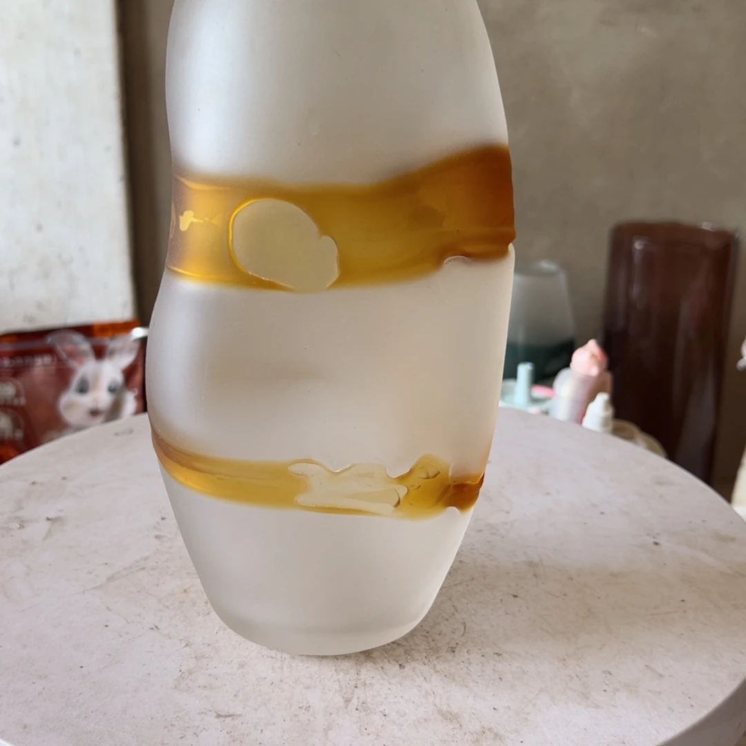 弘扬琉璃花器微瑕高度29