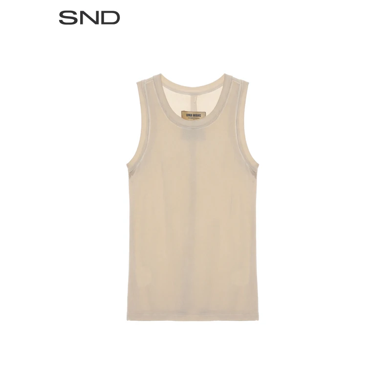 SND【UMA WANG 设计师品牌】SND SS25 极简圆领背心