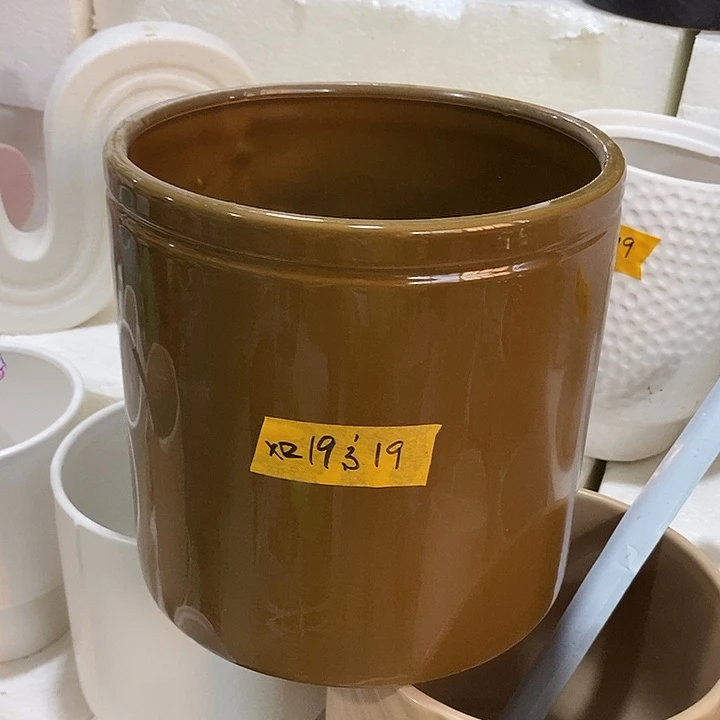 摆件陶盆有孔 微瑕介意勿拍