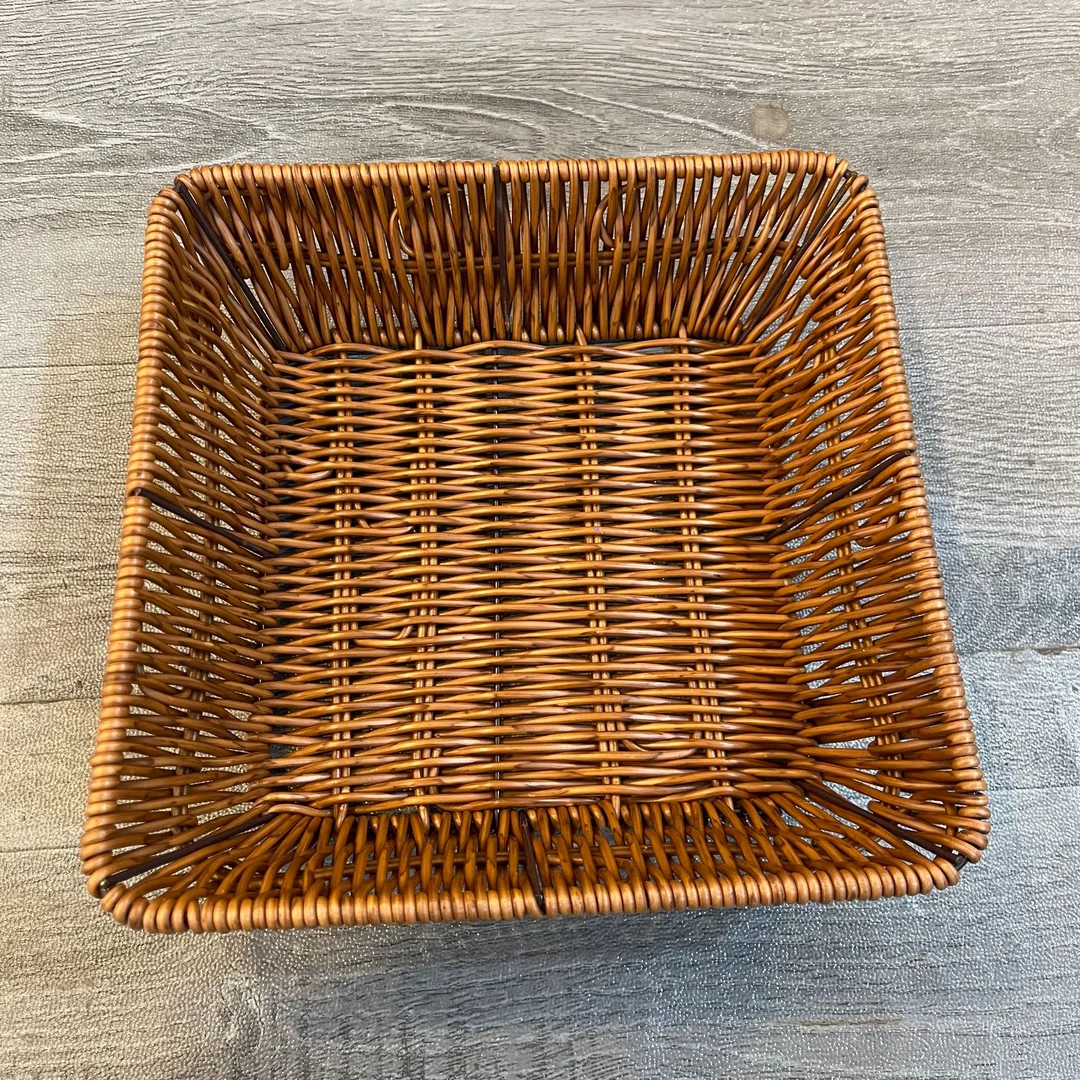 TH14 孤品水果收纳筐手工藤编客厅储物