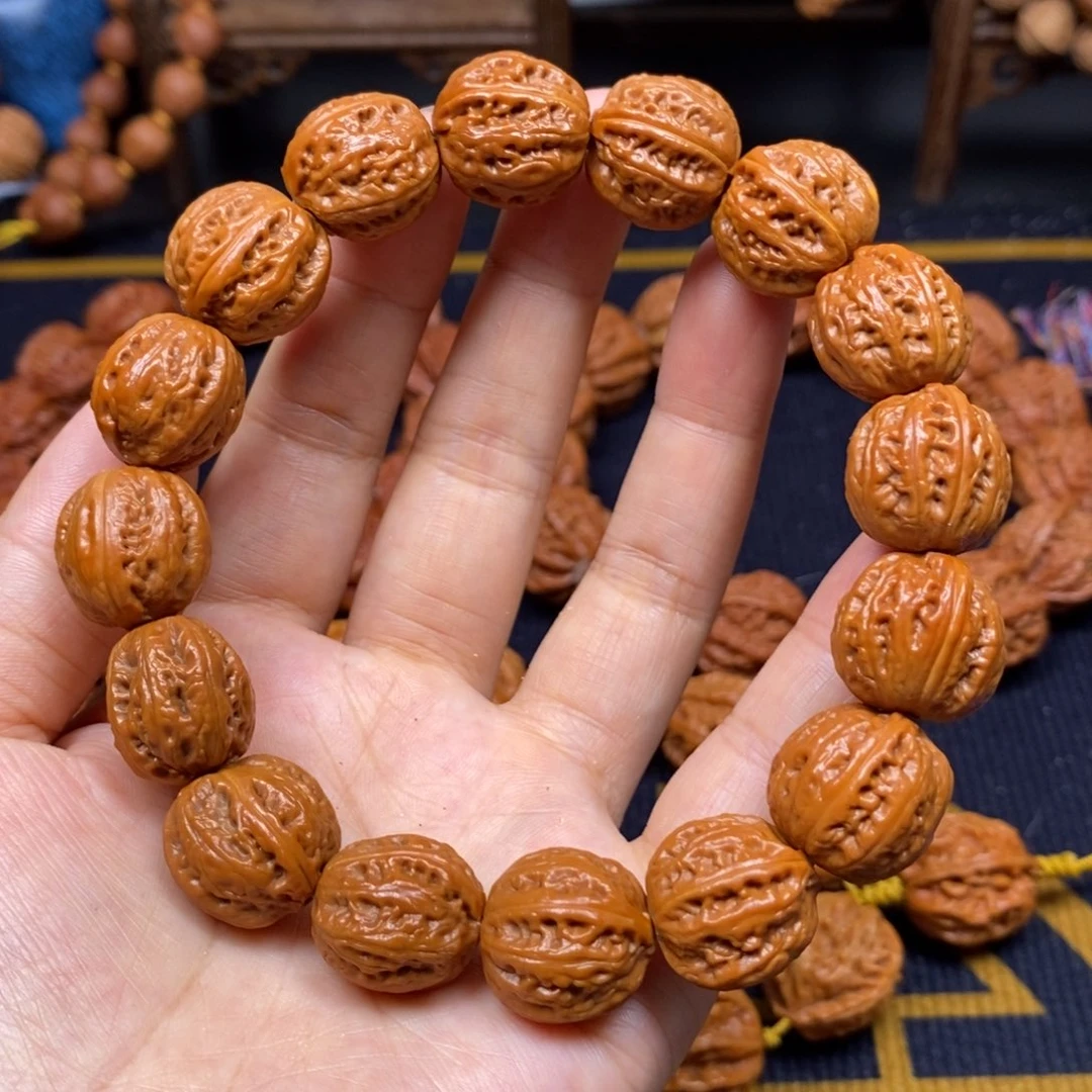 桃核手串小肉筋八棱