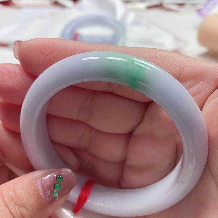 翡翠手镯未镶嵌缅甸翡翠手镯58圈