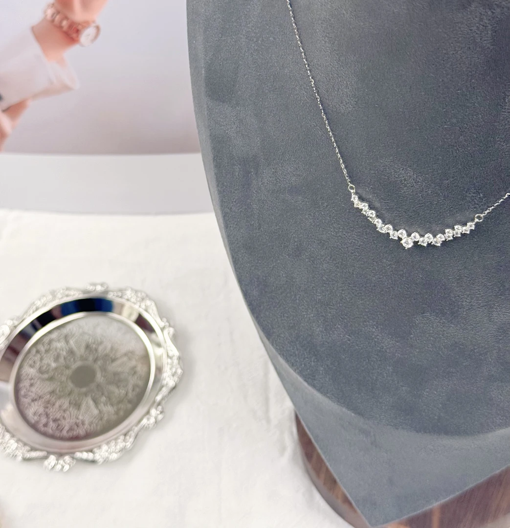 铜合金项链 甜美风女原创设计通用无镀层素款锁骨链