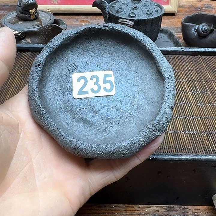 纯手工制作粗陶茶具