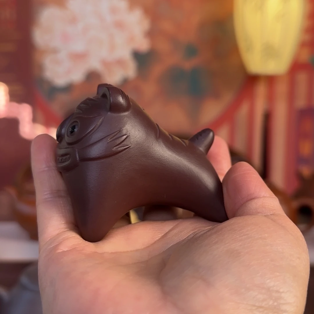 胖***砸紫砂茶壶茶宠摆件工艺品