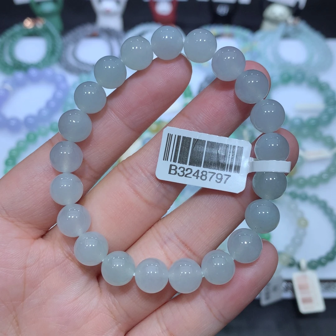 翡翠未镶嵌手串天然