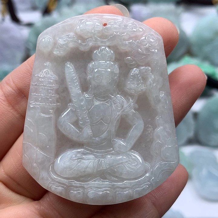 过***往翡翠未镶嵌颈饰虚空藏福利