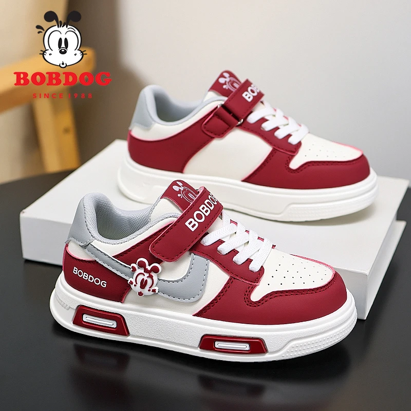 Bobdog/巴布豆女童板鞋儿童低帮休闲鞋男童爆款百搭潮鞋运动鞋