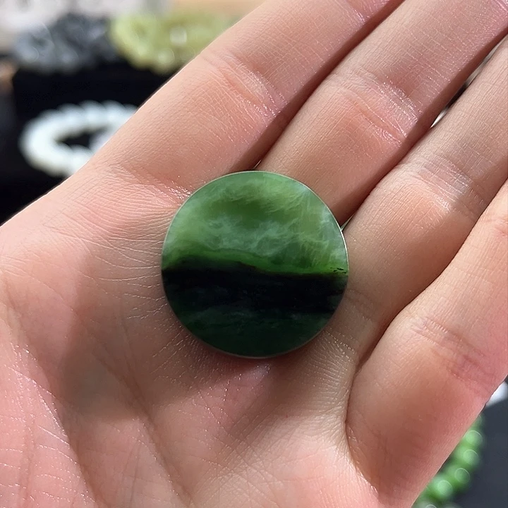 和田玉颈饰未镶嵌W****g碧玉-意境牌