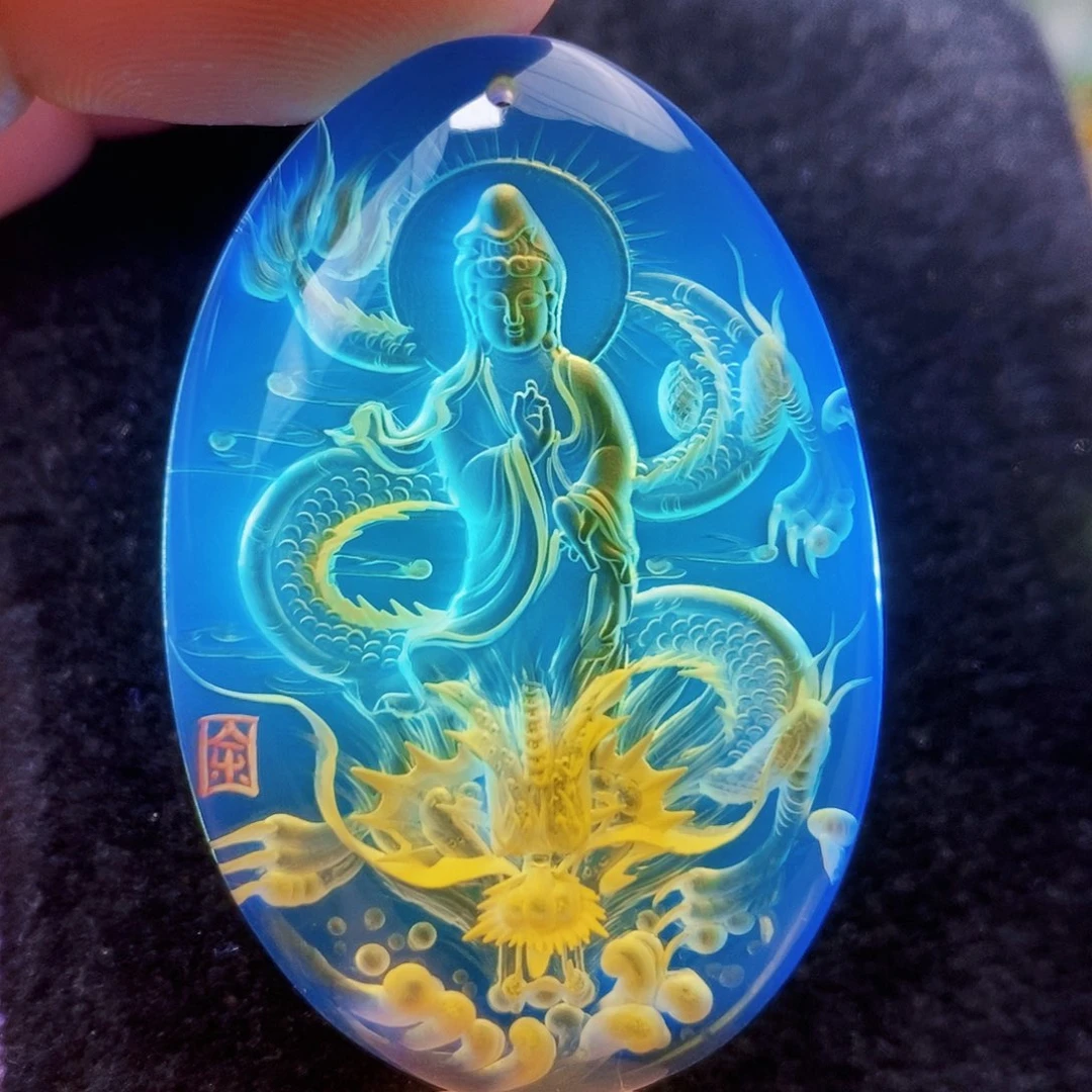 【闪购商品】蓝珀吊坠(不含链)未镶嵌