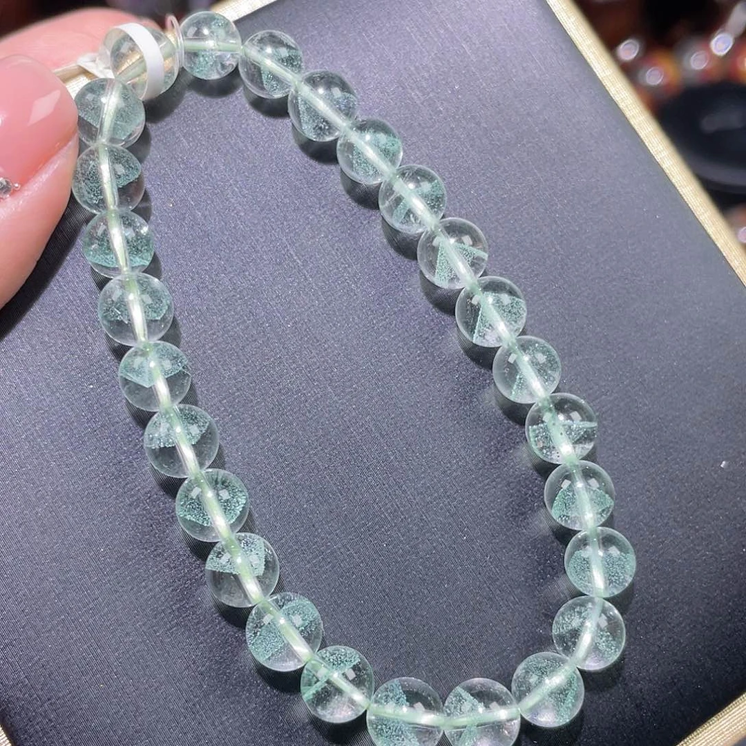 水晶翠幽灵A7未镶嵌心**向