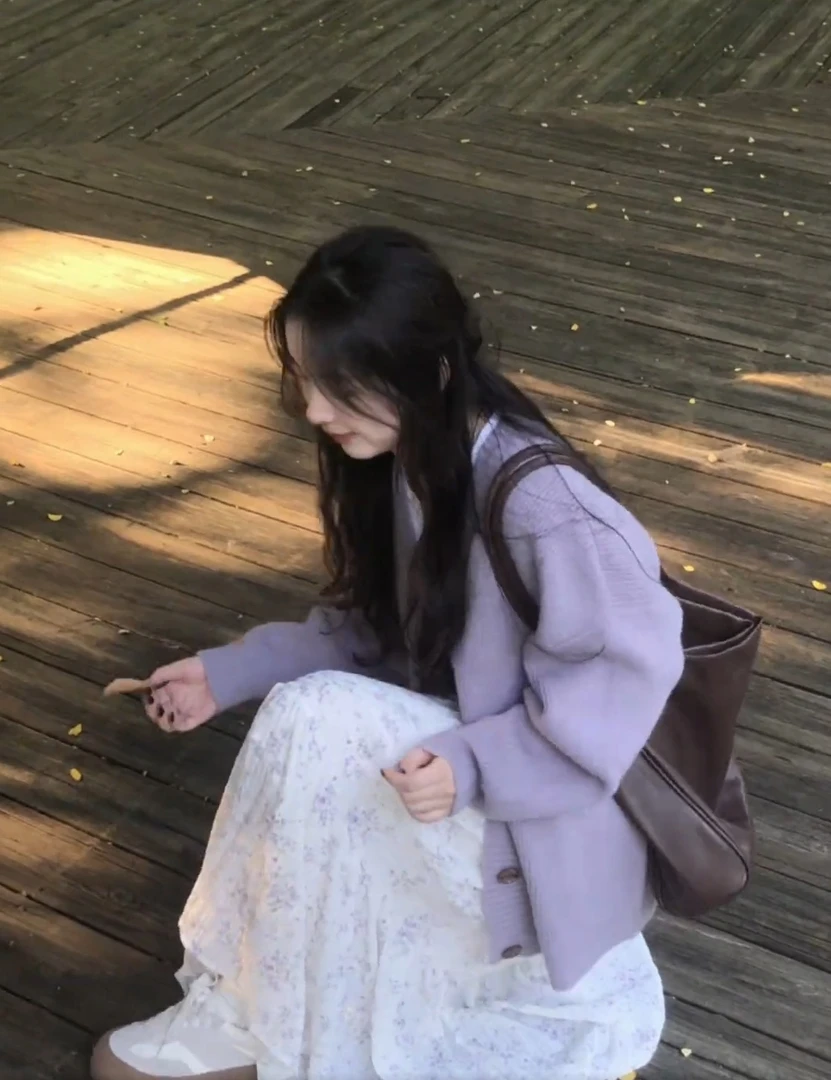 针织开衫外套百搭外穿宽松淑女韩版设计感2025早秋穿搭温柔